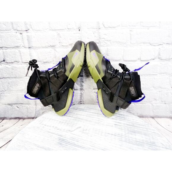 Nike Huarache Ripp QS Black/Olive Canvas Women 7.5 Men 6 Regular	New OG Box - Picture 14 of 16